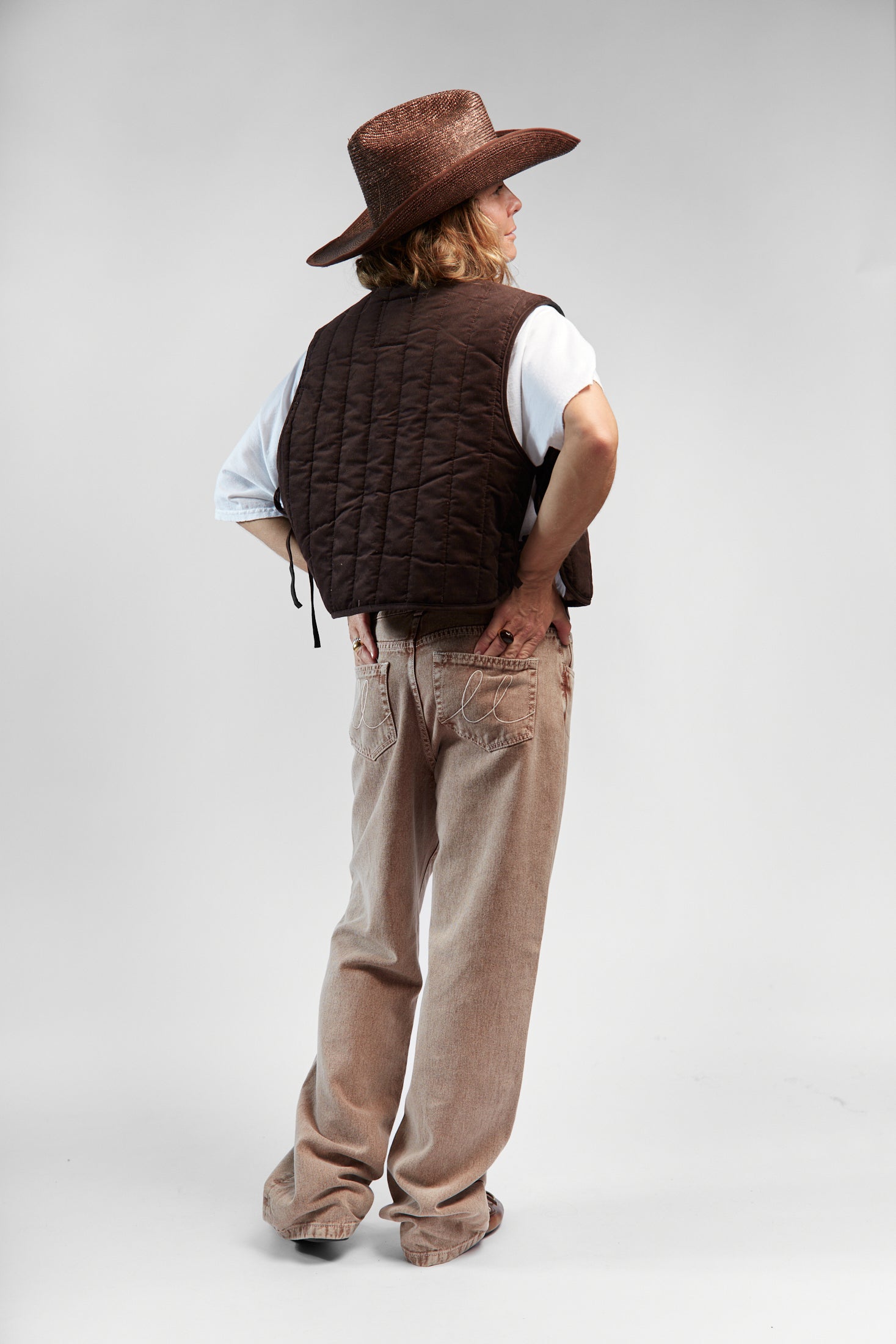 Desi Brown Vest