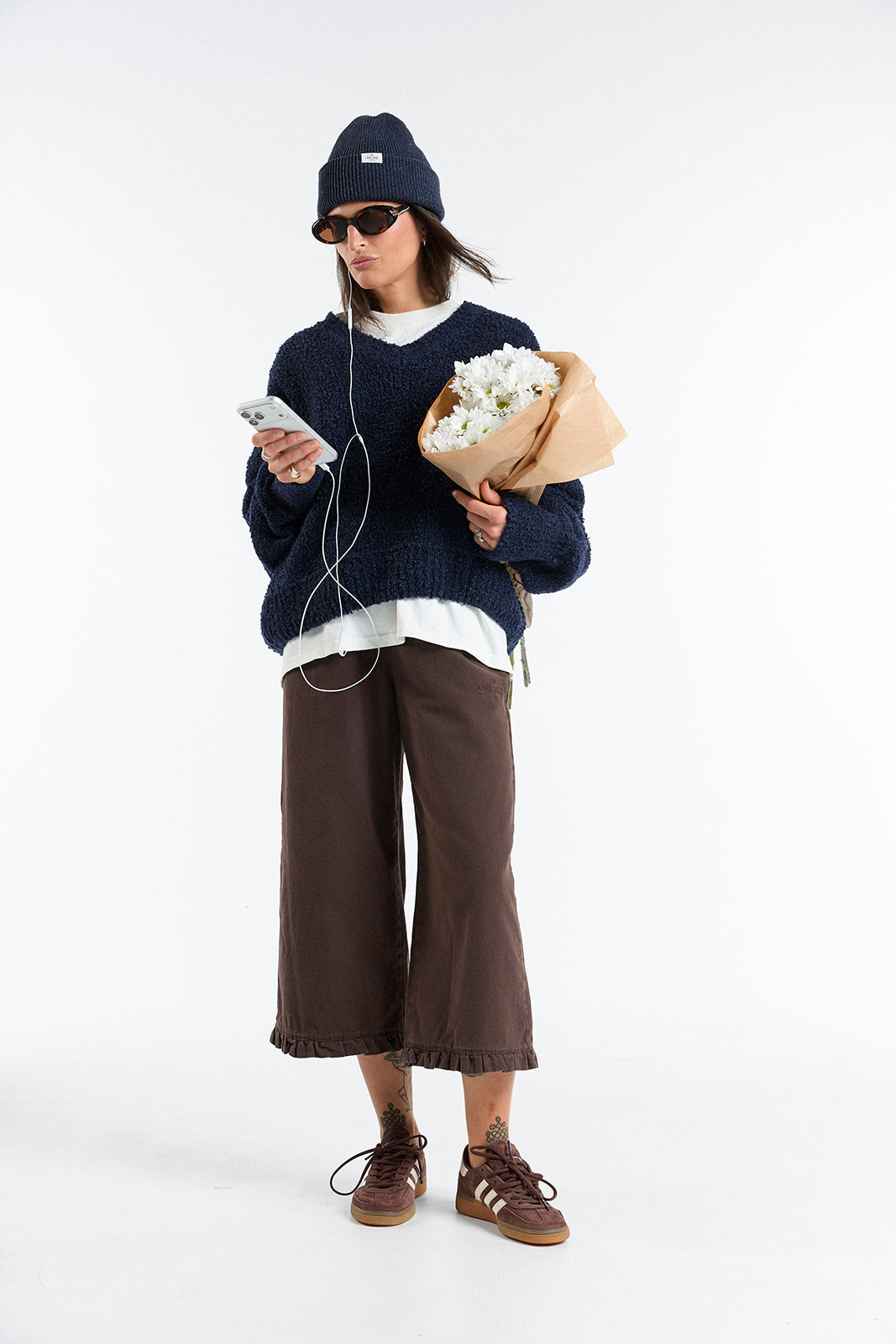 Hose Capri Street Brown