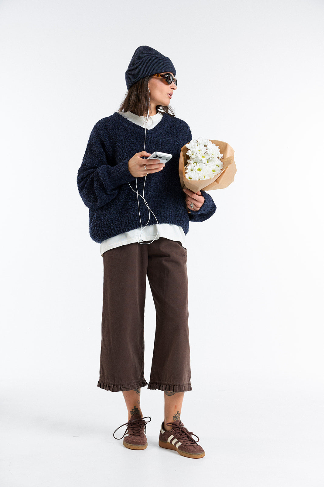 Hose Capri Street Brown - 4