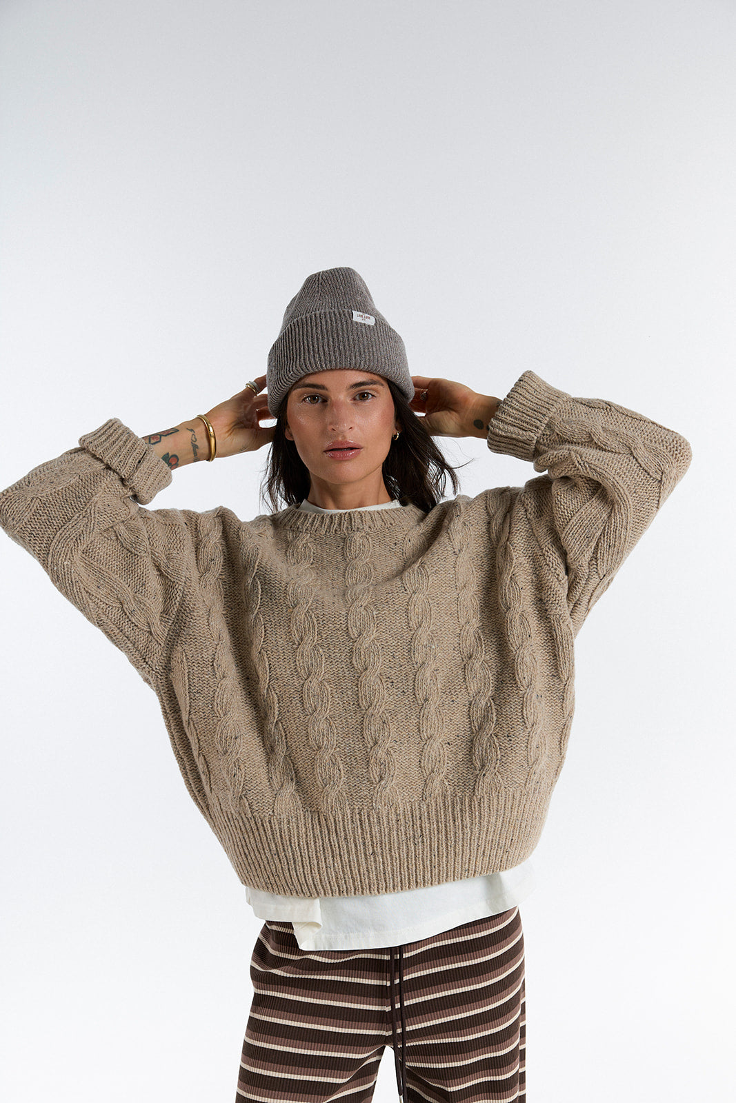 Sweter Stanford Salt & Pepper