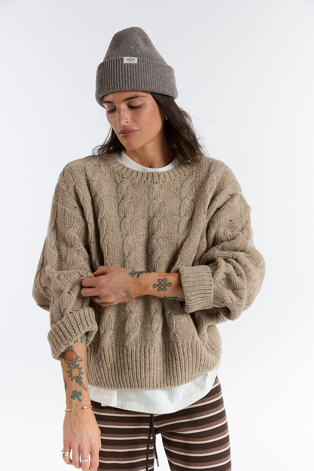 Sweter Stanford Salt & Pepper