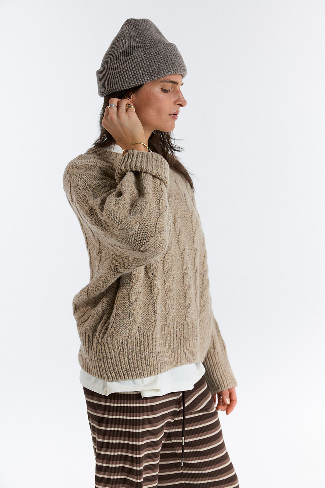 Sweter Stanford Salt & Pepper - 7