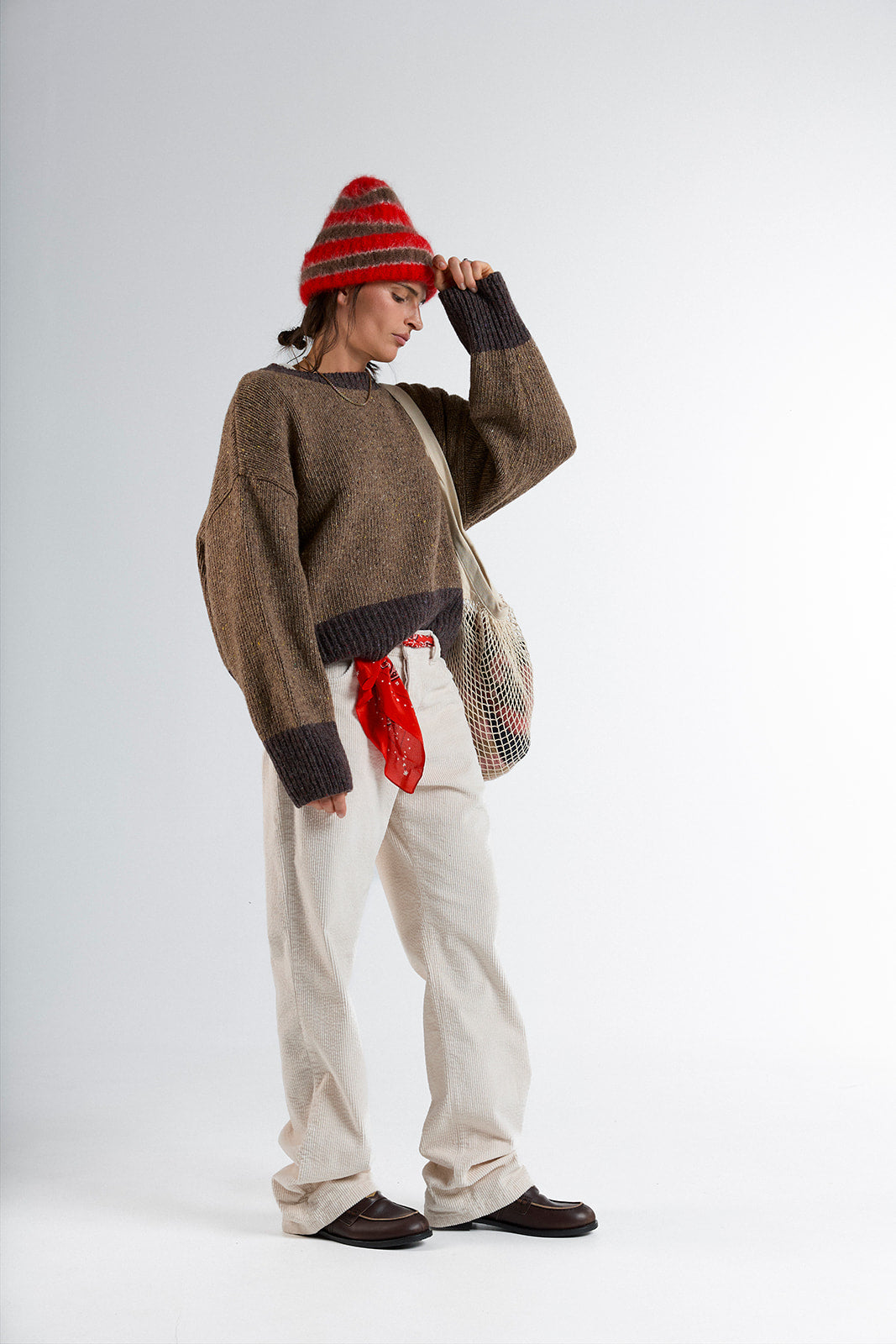 Sweter Cloud Rim Brown