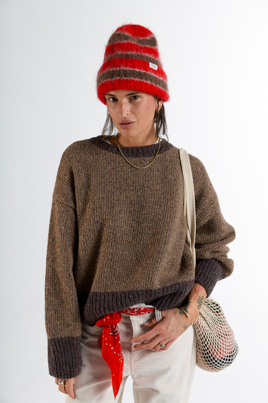 Sweter Cloud Rim Brown