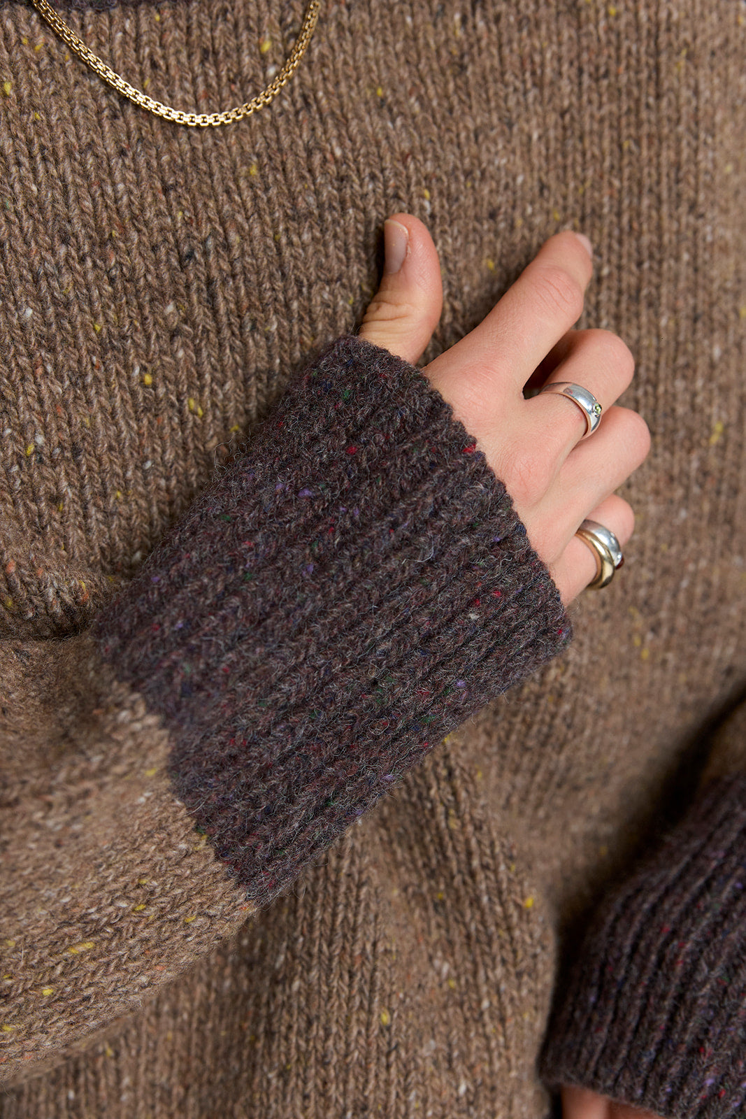 Pullover Cloud Rim Brown - 5
