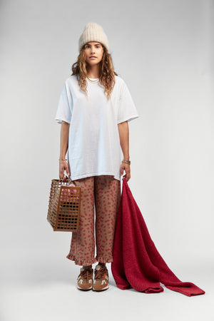 T-shirt Tan White Classic