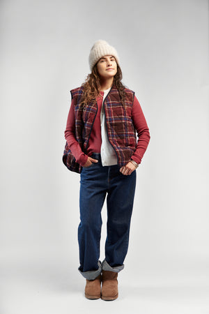 Kamizelka Tahoe Red Plaid